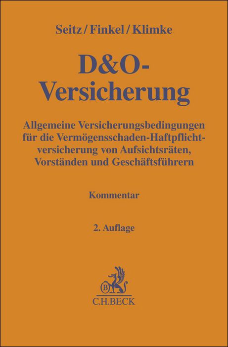 Produktbild: Gelbe Erläuterungsbücher / D&O-Versicherung
