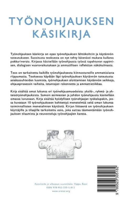 Produktbild: Ty&ouml;nohjauksen k&auml;sikirja