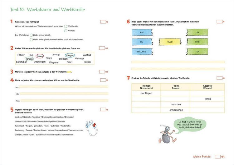 Produktbild: Fit f&uuml;r Deutsch 3. Klasse. Mein Testheft