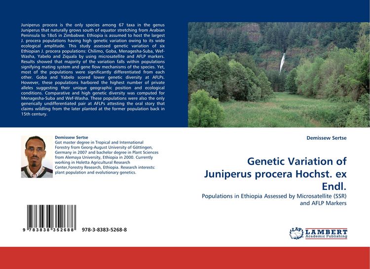 Produktbild: Genetic Variation of Juniperus procera Hochst. ex Endl.