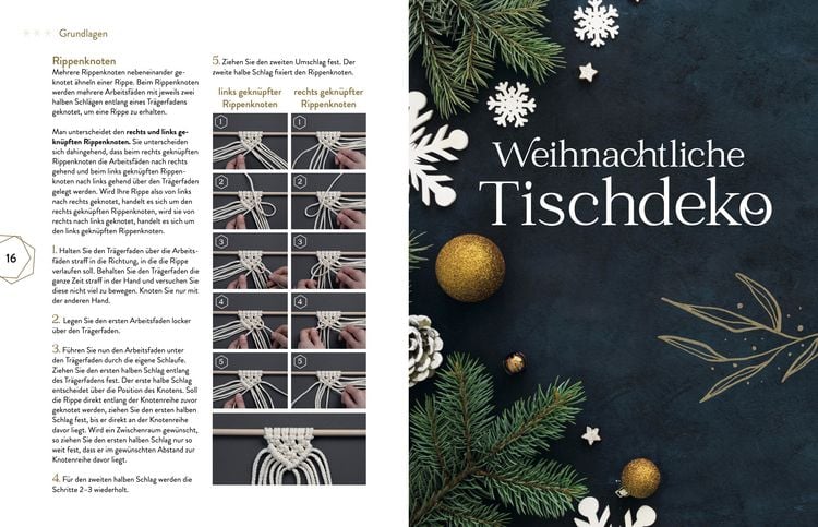 Produktbild: Weihnachtliches Makramee