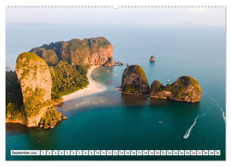 Produktbild: Thailand - Postkarten aus dem Land des L&auml;chelns (Wandkalender 2026 DIN A2 quer), CALVENDO Monatskalender