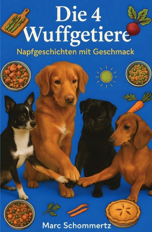 Produktbild: Die 4 Wuffgetiere - Napfgeschichten mit Geschmack