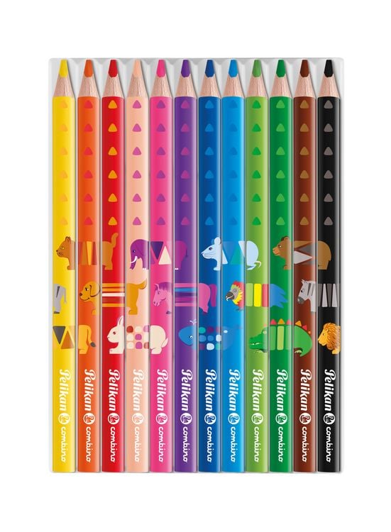 Produktbild: Buntstifte 12er dreieckig dick Combino