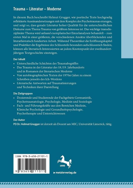 Produktbild: Trauma &ndash; Literatur &ndash; Moderne