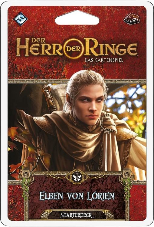 Produktbild: Herr der Ringe Das Kartenspiel - Elben von L&oacute;rien Starterdeck DE