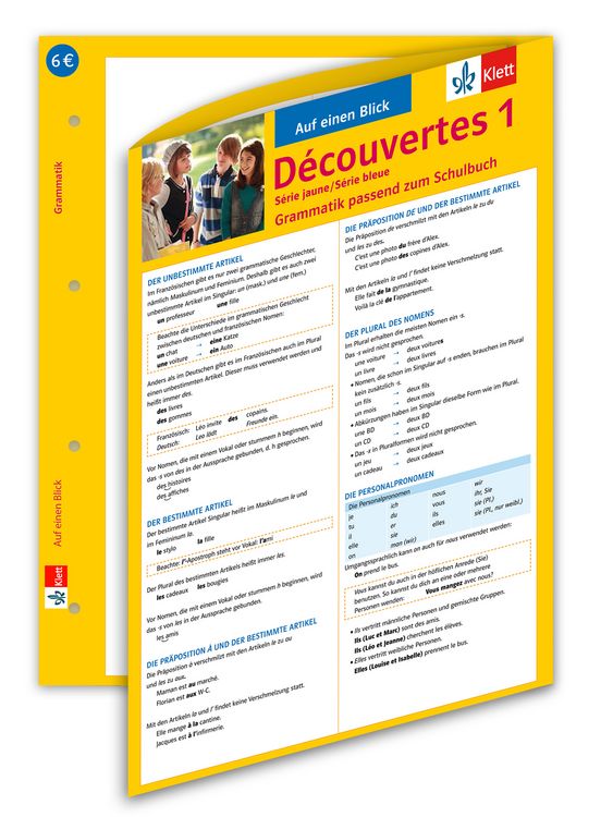 Produktbild: D&eacute;couvertes S&eacute;rie jaune / S&eacute;rie bleue 1 - Auf einen Blick Grammatik