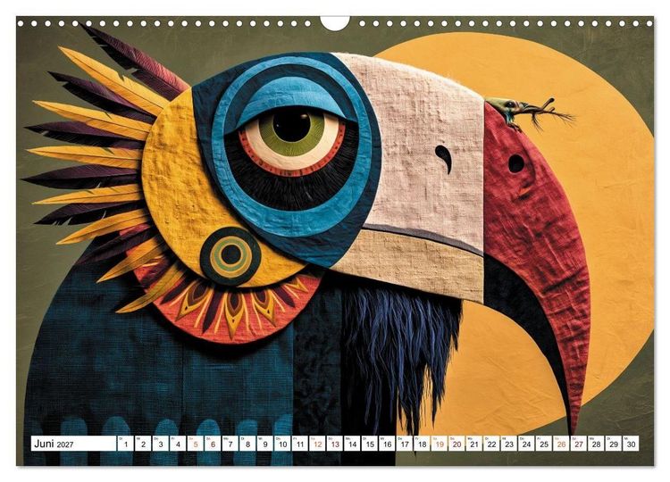 Produktbild: Schr&auml;ge V&ouml;gel im Blick (Wandkalender 2027 DIN A3 quer), CALVENDO Monatskalender