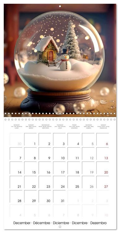 Produktbild: Small world in the glas sphere (Wall Calendar 2026 12 &times; 12 Inch) CALVENDO 12 Month Wall Calendar