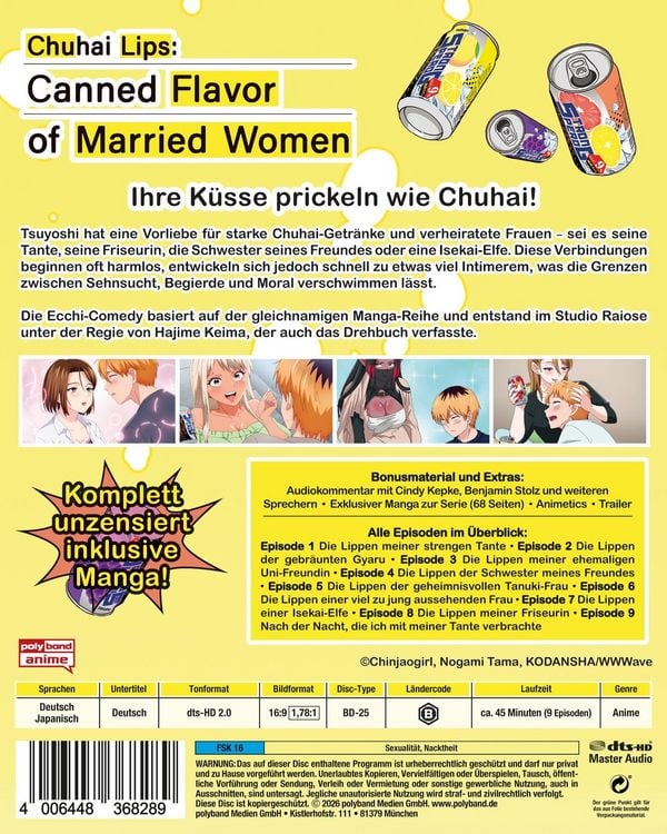 Produktbild: Chuhai Lips: Canned Flavor of Married Women - Die komplette Serie