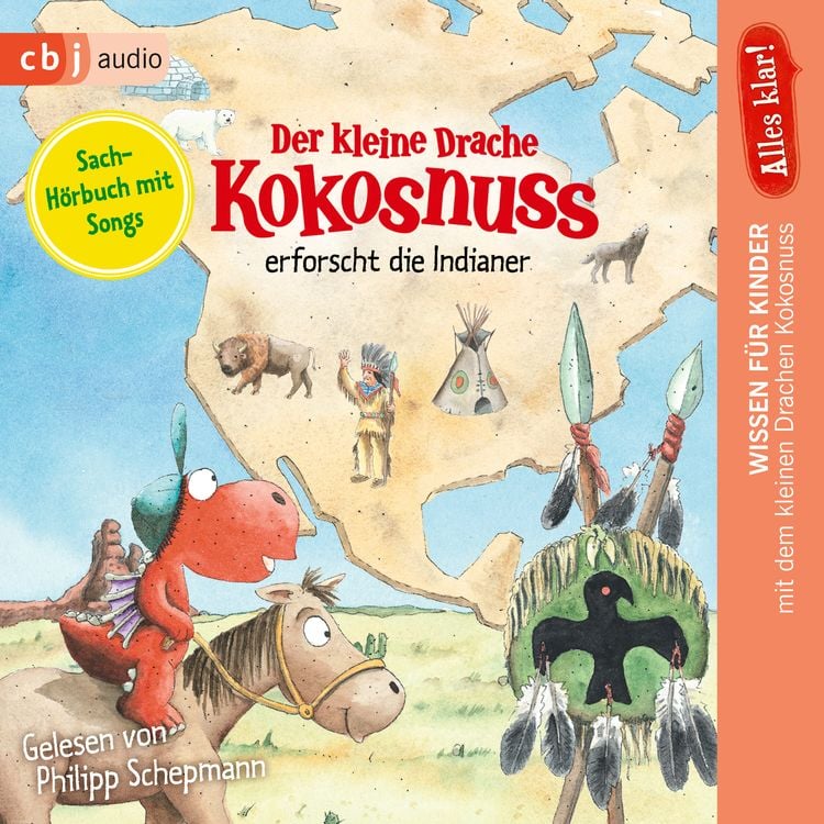 Produktbild: Alles klar! Der kleine Drache Kokosnuss erforscht: Die Indianer