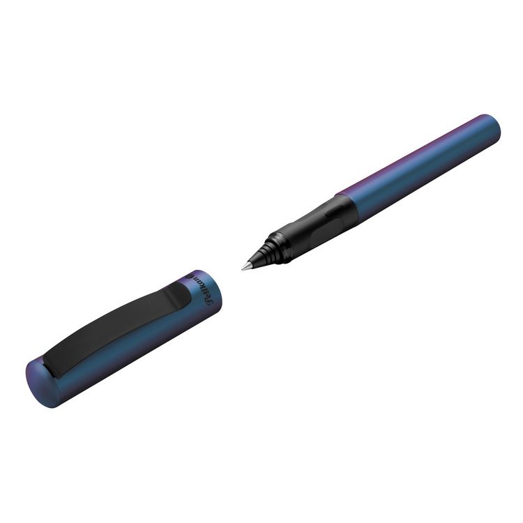 Produktbild: Pelikan Tintenroller Pina Colada Holo 0,7mm inkl Tintenpatrone blau Faltschachtel