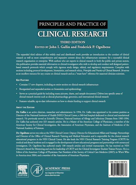 Produktbild: Principles and Practice of Clinical Research