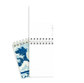 Produktbild: Notizblock mit Spiralbindung: Katsushika Hokusai, Die gro&szlig;e Welle