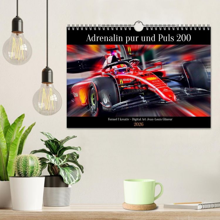 Produktbild: Adrenalin pur und Puls 200 (Wandkalender 2026 DIN A4 quer), CALVENDO Monatskalender