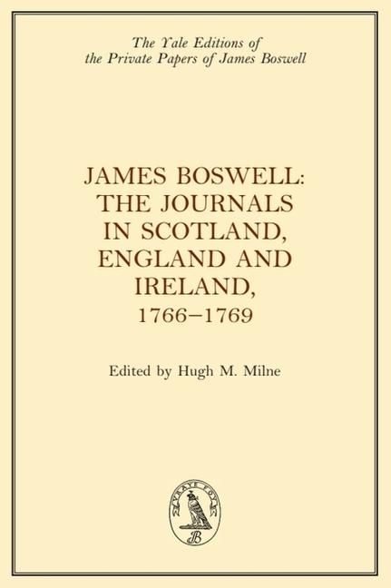 Produktbild: James Boswell, the Journals in Scotland, England and Ireland, 1766-1769