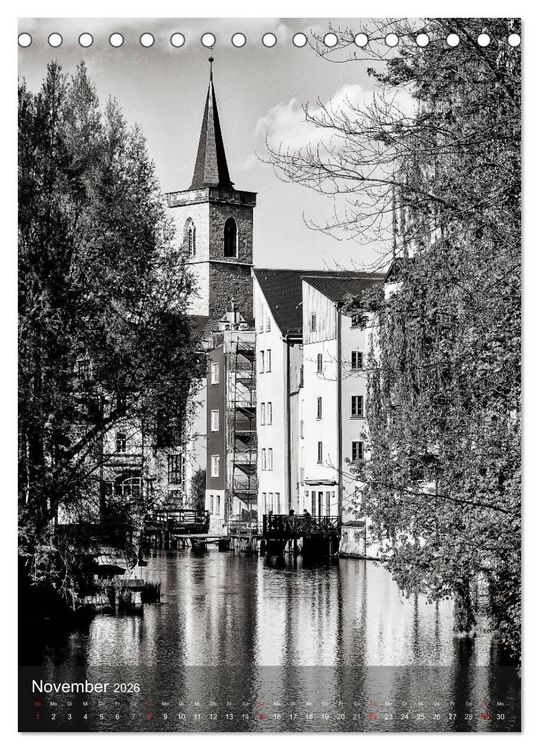 Produktbild: Ein Blick auf Erfurt (Tischkalender 2026 DIN A5 hoch), CALVENDO Monatskalender