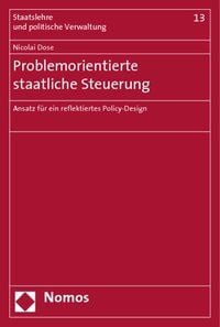 Produktbild: Problemorientierte staatliche Steuerung