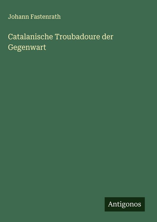 Produktbild: Catalanische Troubadoure der Gegenwart