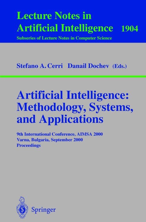 Produktbild: Artificial Intelligence: Methodology, Systems, and Applications
