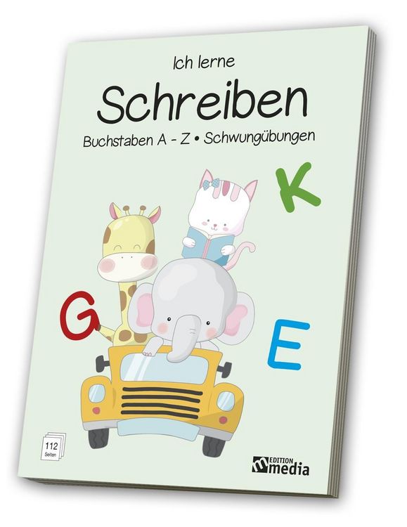 Produktbild: Schreib- und Rechenheft: Schwung&uuml;bungen & Buchstaben A-Z