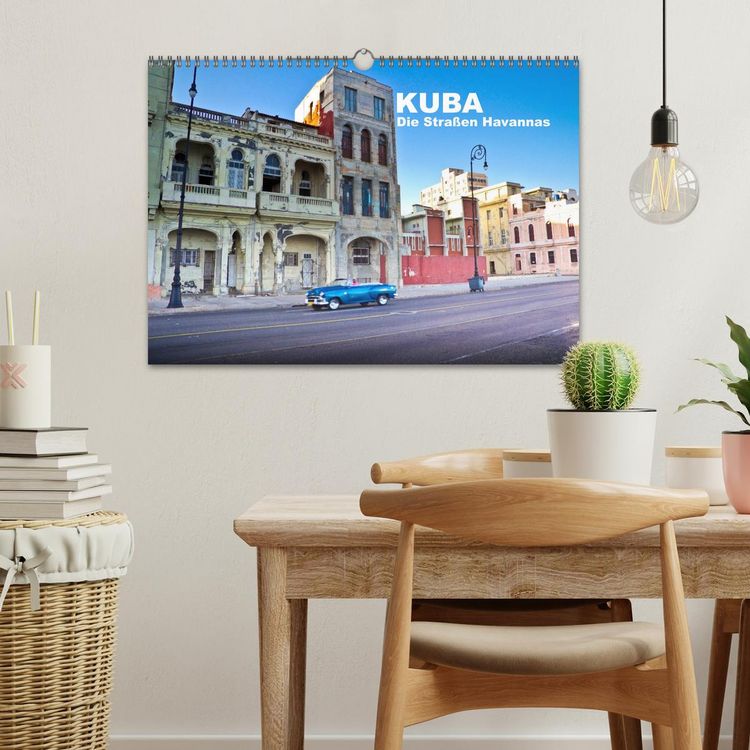 Produktbild: Kuba - Die Stra&szlig;en Havannas (Wandkalender 2026 DIN A3 quer), CALVENDO Monatskalender