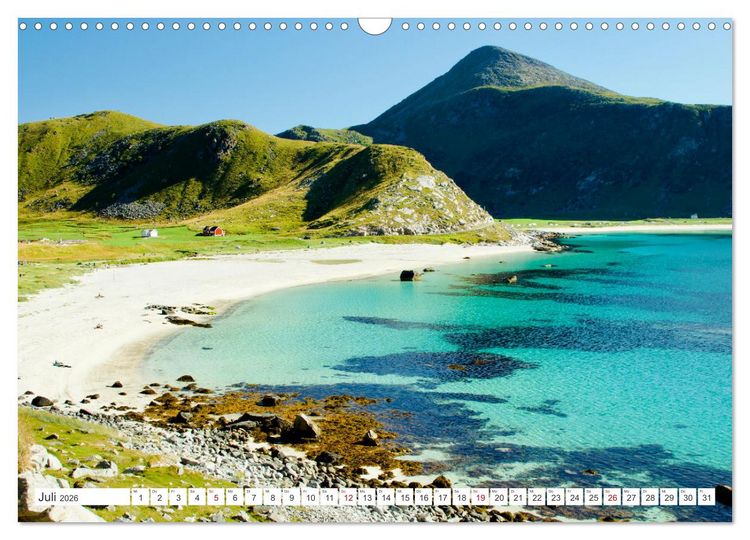 Produktbild: Magie des Nordens, Island und Norwegen (Wandkalender 2026 DIN A3 quer), CALVENDO Monatskalender