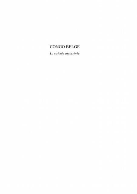 Produktbild: Congo belge