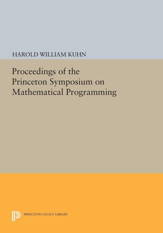 Produktbild: Proceedings of the Princeton Symposium on Mathematical Programming