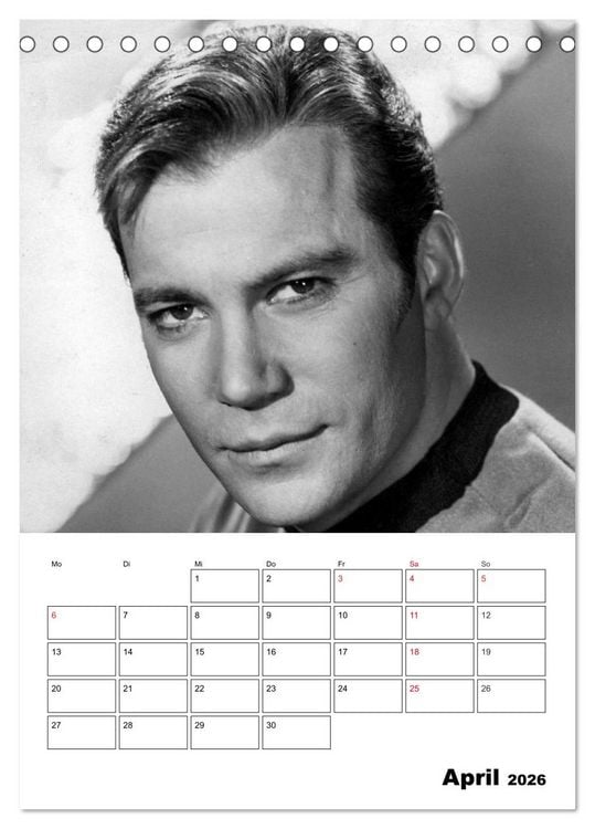 Produktbild: Leinwandhelden. Unvergessene Filmstars (Tischkalender 2026 DIN A5 hoch), CALVENDO Monatskalender