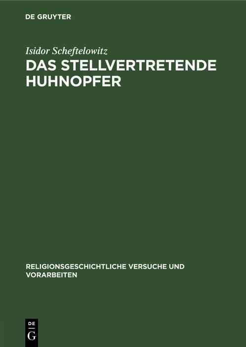 Produktbild: Das stellvertretende Huhnopfer