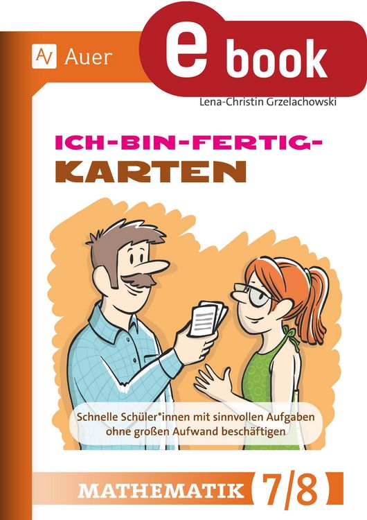 Produktbild: Ich-bin-fertig-Karten Mathematik Klassen 7-8