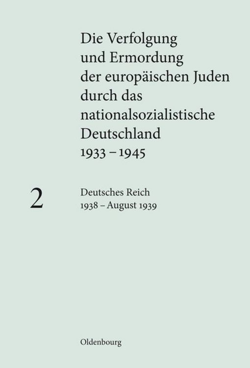 Produktbild: Deutsches Reich 1938 &ndash; August 1939