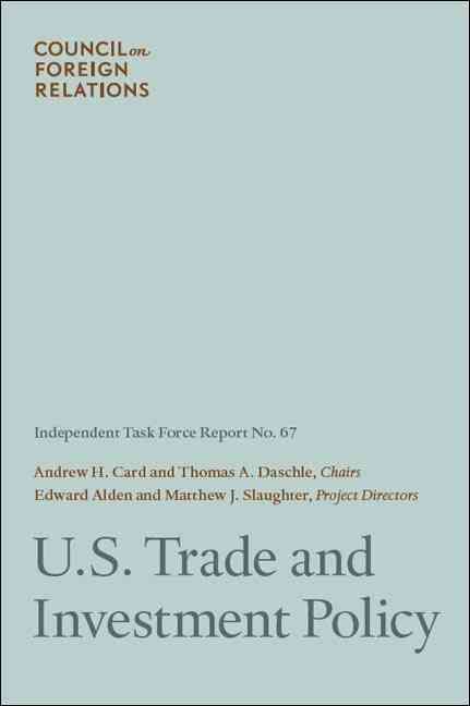 Produktbild: U.S. Trade and Investment Policy