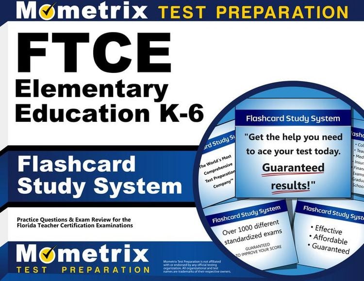 Produktbild: FTCE Elementary Education K-6 Flashcard Study System