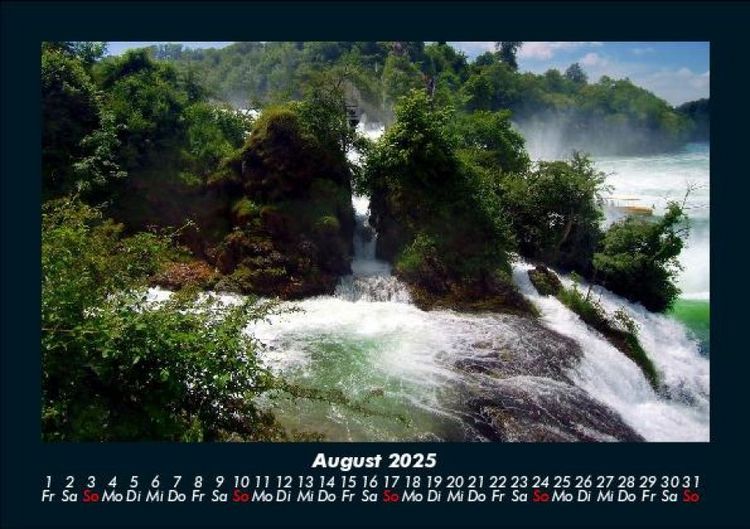 Produktbild: Wasserf&auml;lle 2025 Fotokalender DIN A5