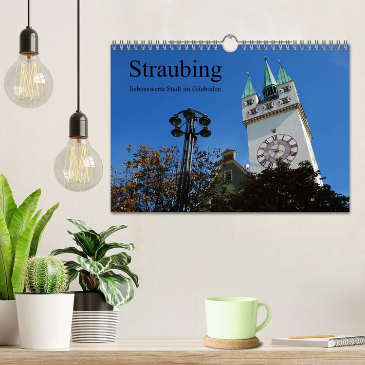 Produktbild: Straubing, liebenswerte Stadt im G&auml;uboden (Wandkalender 2026 DIN A4 quer), CALVENDO Monatskalender