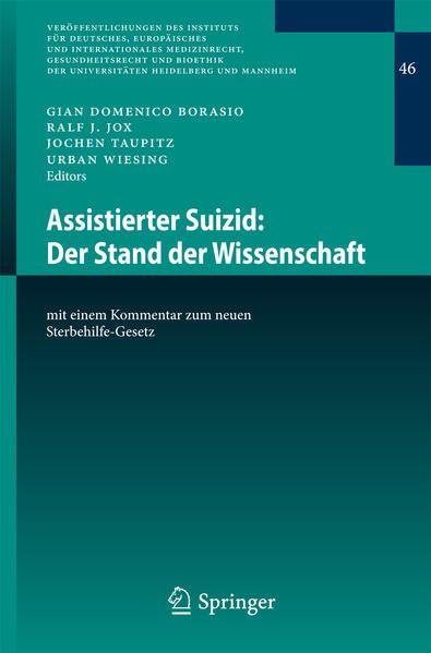 Produktbild: Assistierter Suizid: Der Stand der Wissenschaft