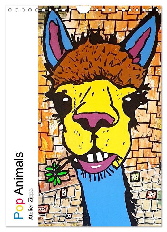 Produktbild: Pop Art Animals - Atelier Zippo (Wandkalender 2026 DIN A4 hoch), CALVENDO Monatskalender