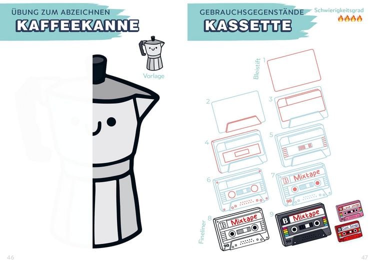 Produktbild: Die Kawaii-Zeichenschule &ndash; Niedlich zeichnen