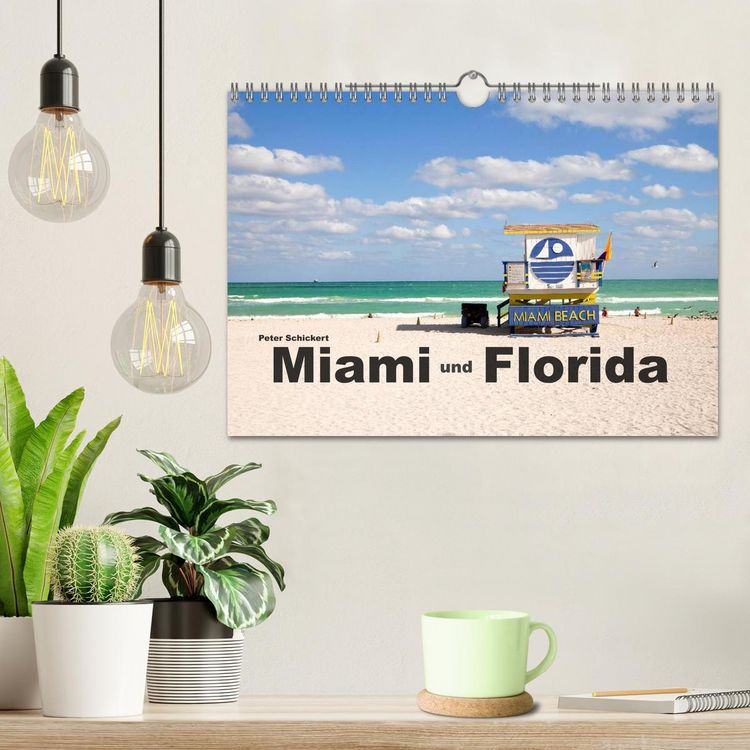 Produktbild: Miami und Florida (Wandkalender 2026 DIN A4 quer), CALVENDO Monatskalender