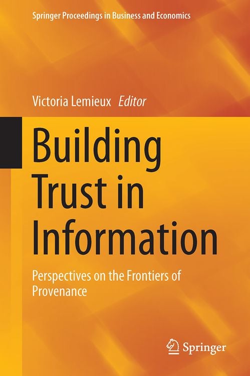Produktbild: Building Trust in Information
