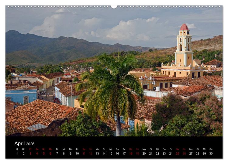 Produktbild: Kuba 2026 (Wandkalender 2026 DIN A2 quer), CALVENDO Monatskalender