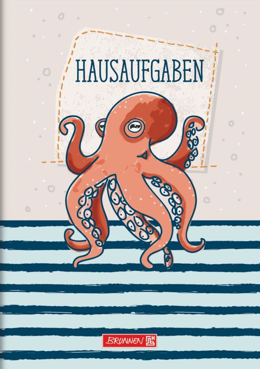 Produktbild: Brunnen Aufgabenheft A5 48 Blatt Ocean