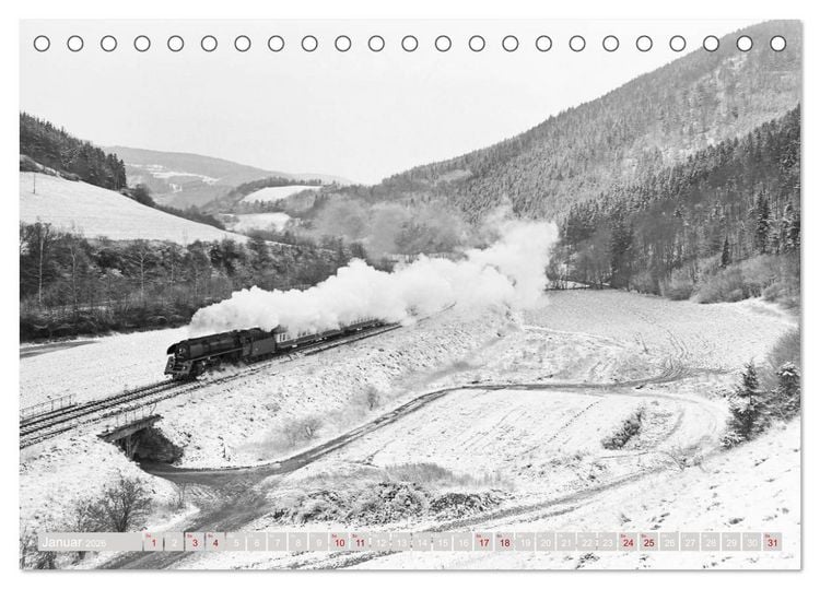 Produktbild: Feuer, Wasser und Dampf (Tischkalender 2026 DIN A5 quer), CALVENDO Monatskalender