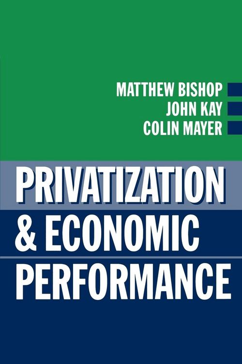 Produktbild: Privatization and Economic Performance