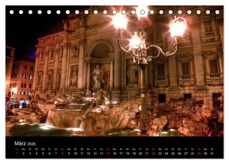 Produktbild: Rom (Tischkalender 2026 DIN A5 quer), CALVENDO Monatskalender