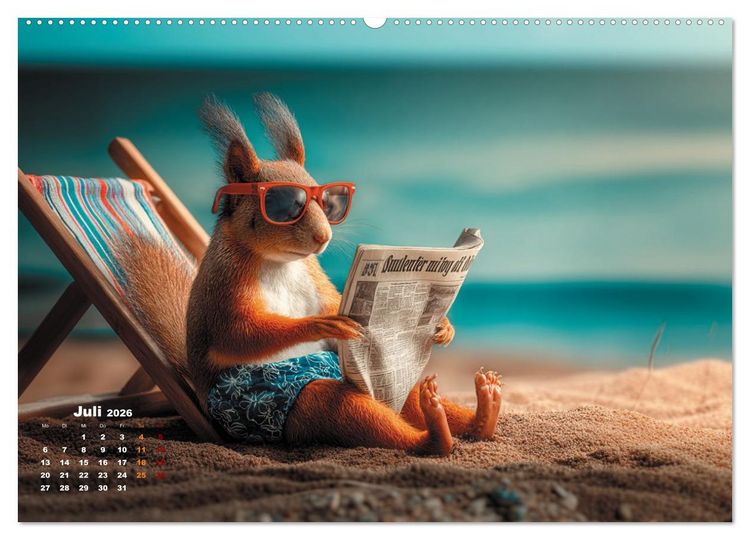 Produktbild: N&uuml;sse waren gestern &ndash; jetzt wird&rsquo;s verr&uuml;ckt! (Wandkalender 2026 DIN A2 quer), CALVENDO Monatskalender