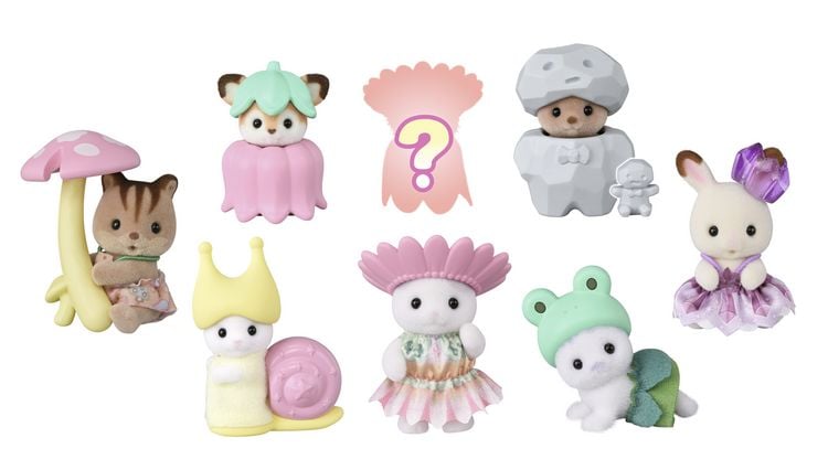 Produktbild: Sylvanian Families 5872 - Waldfeen, Sammelfigur Baby Woodland Fairy Costume Series, 1 St&uuml;ck sortiert