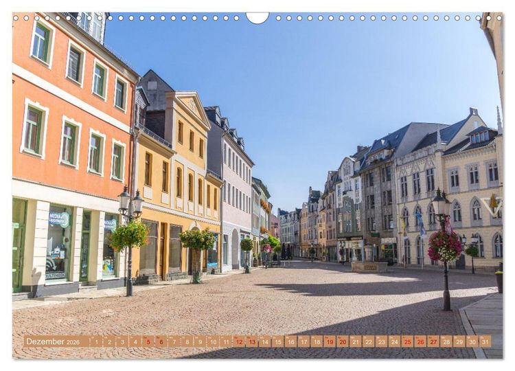 Produktbild: Greiz - Perle an der wei&szlig;en Elster in Th&uuml;ringen (Wandkalender 2026 DIN A3 quer), CALVENDO Monatskalender